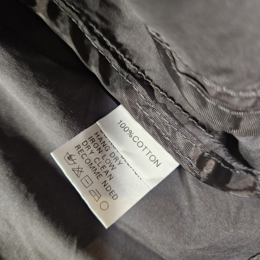 Gray Button Down Short Sleeve Top - image 4